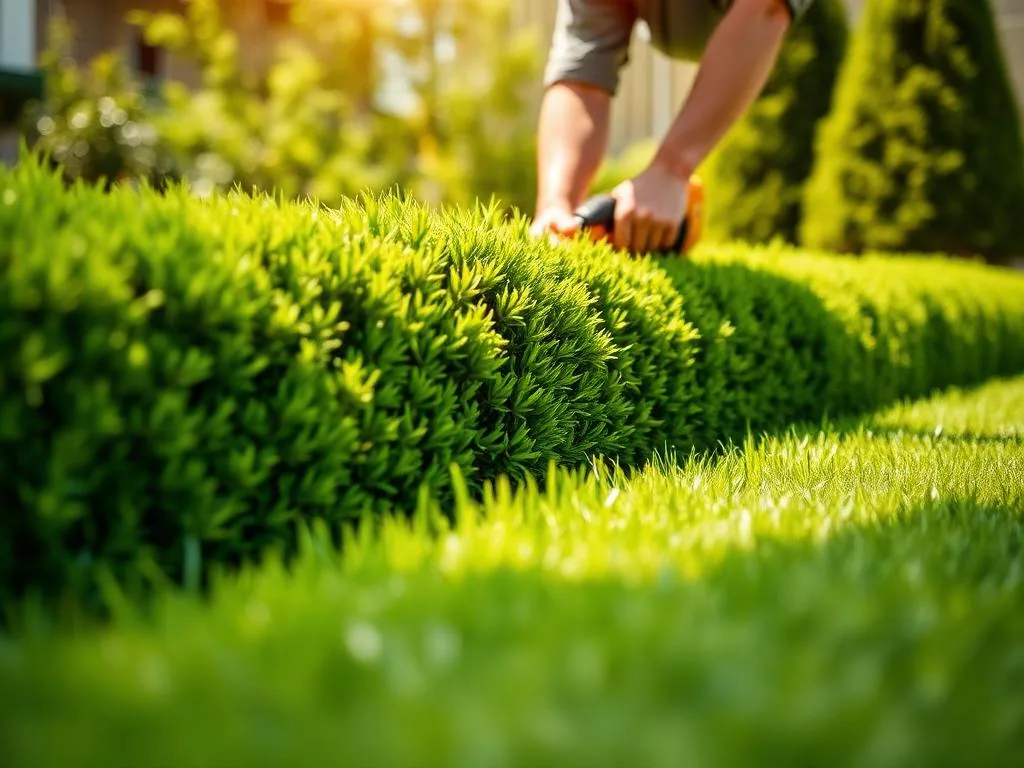 Rasenpflege und Heckenschnitt durch Gartenservice Saterland